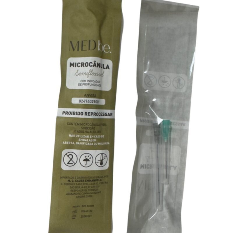 Cânula MEDBE 22G x 50mm UNIDADE